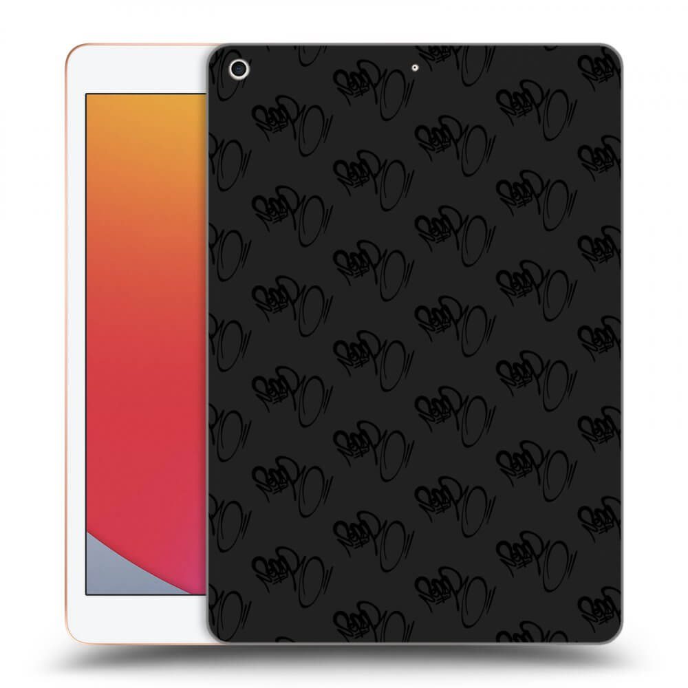 Picasee silikonový černý obal pro Apple iPad 10.2" 2020 (8. gen) - Separ - Black On Black 1