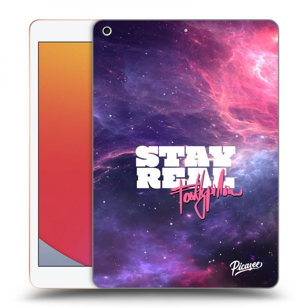 Picasee silikonový průhledný obal pro Apple iPad 10.2" 2020 (8. gen) - Stay Real