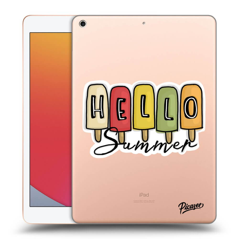 Picasee silikonový průhledný obal pro Apple iPad 10.2" 2020 (8. gen) - Ice Cream