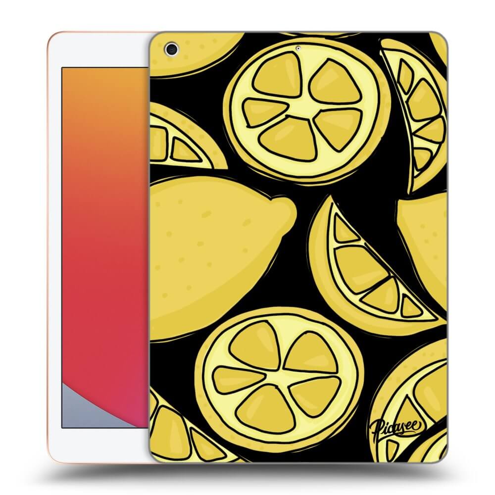 Picasee silikonový černý obal pro Apple iPad 10.2" 2020 (8. gen) - Lemon