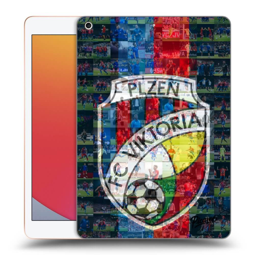 Picasee silikonový průhledný obal pro Apple iPad 10.2" 2020 (8. gen) - FC Viktoria Plzeň A