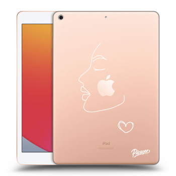 Picasee silikonový průhledný obal pro Apple iPad 10.2" 2020 (8. gen) - Couple girl White