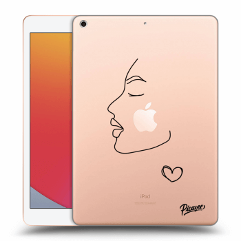 Picasee silikonový průhledný obal pro Apple iPad 10.2" 2020 (8. gen) - Couple girl