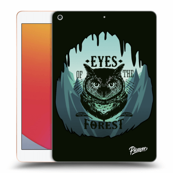 Picasee silikonový průhledný obal pro Apple iPad 10.2" 2020 (8. gen) - Forest owl