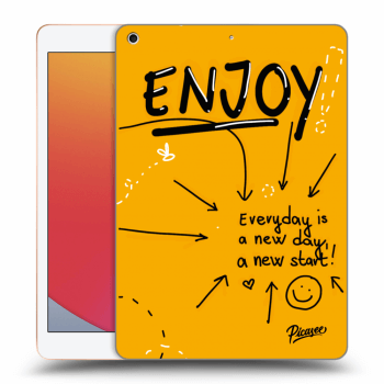 Picasee silikonový průhledný obal pro Apple iPad 10.2" 2020 (8. gen) - Enjoy