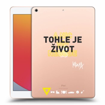 Obal pro Apple iPad 10.2" 2020 (8. gen) - Kazma - TOHLE JE ŽIVOT A NIC VÍC NEBUDE