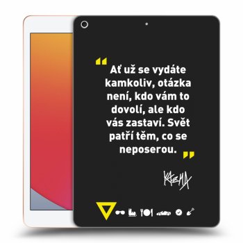 Obal pro Apple iPad 10.2" 2020 (8. gen) - Kazma - SVĚT PATŘÍ TĚM, CO SE NEPOSEROU