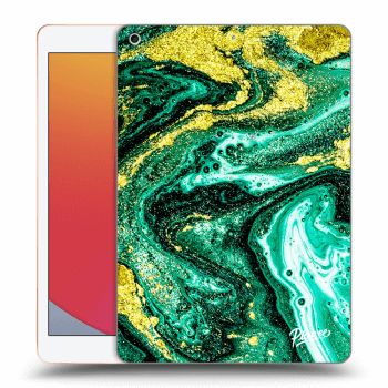 Obal pro Apple iPad 10.2" 2020 (8. gen) - Green Gold