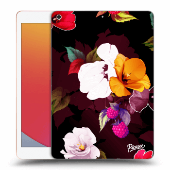 Picasee silikonový průhledný obal pro Apple iPad 10.2" 2020 (8. gen) - Flowers and Berries