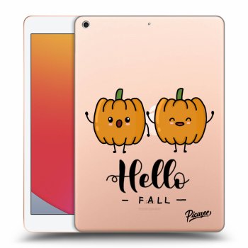 Picasee silikonový průhledný obal pro Apple iPad 10.2" 2020 (8. gen) - Hallo Fall