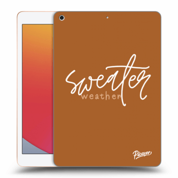 Picasee silikonový průhledný obal pro Apple iPad 10.2" 2020 (8. gen) - Sweater weather