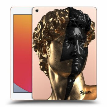 Picasee silikonový průhledný obal pro Apple iPad 10.2" 2020 (8. gen) - Wildfire - Gold