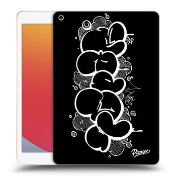 Picasee silikonový průhledný obal pro Apple iPad 10.2" 2020 (8. gen) - Throw UP