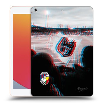 Picasee silikonový průhledný obal pro Apple iPad 10.2" 2020 (8. gen) - FC Viktoria Plzeň B