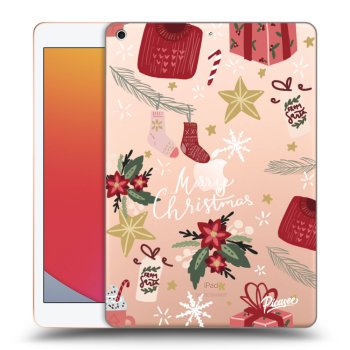 Picasee silikonový průhledný obal pro Apple iPad 10.2" 2020 (8. gen) - Christmas