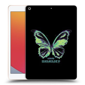 Picasee silikonový průhledný obal pro Apple iPad 10.2" 2020 (8. gen) - Diamanty Blue