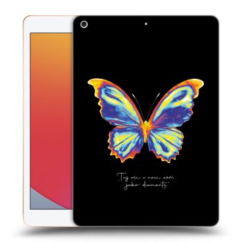 Picasee silikonový průhledný obal pro Apple iPad 10.2" 2020 (8. gen) - Diamanty Black