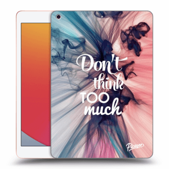 Picasee silikonový černý obal pro Apple iPad 10.2" 2020 (8. gen) - Don't think TOO much