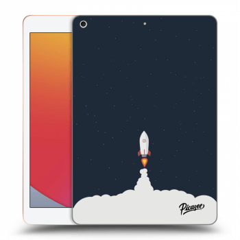 Picasee silikonový průhledný obal pro Apple iPad 10.2" 2020 (8. gen) - Astronaut 2