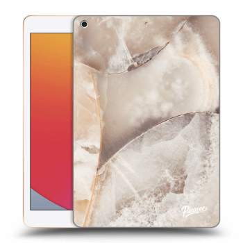 Obal pro Apple iPad 10.2" 2020 (8. gen) - Cream marble