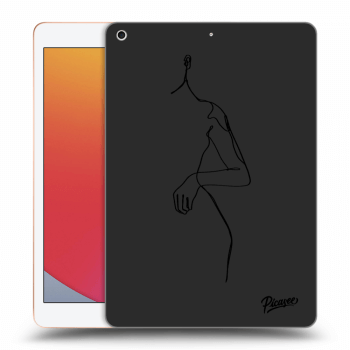 Picasee silikonový černý obal pro Apple iPad 10.2" 2020 (8. gen) - Simple body