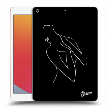 Picasee silikonový černý obal pro Apple iPad 10.2" 2020 (8. gen) - Sensual girl White