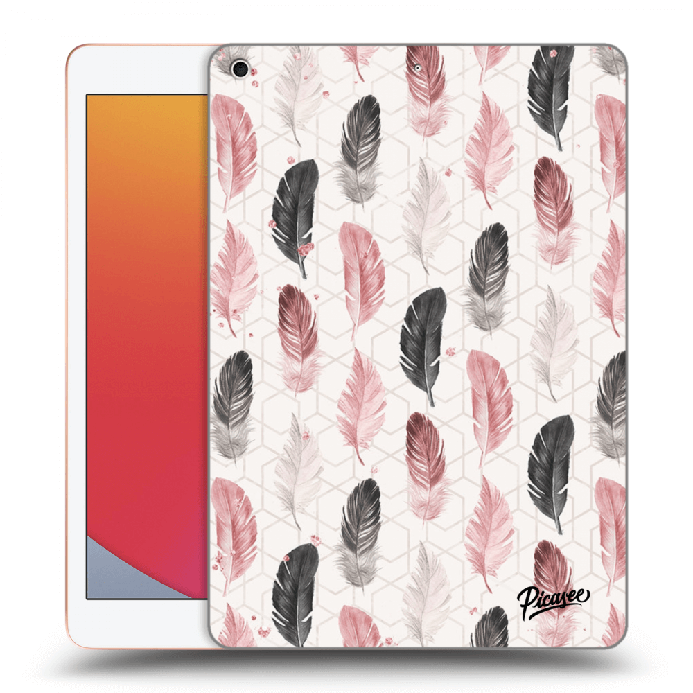 Picasee silikonový průhledný obal pro Apple iPad 10.2" 2020 (8. gen) - Feather 2