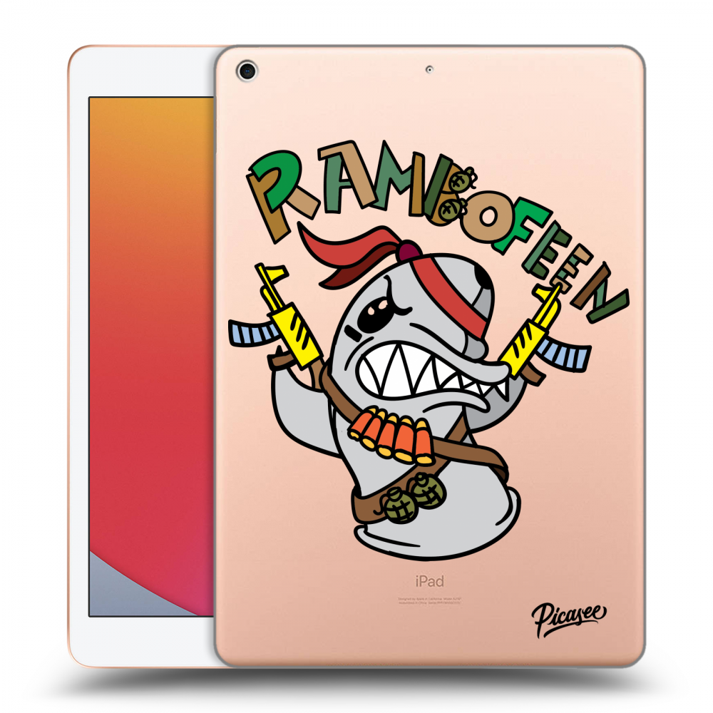 Picasee silikonový průhledný obal pro Apple iPad 10.2" 2020 (8. gen) - Rambofen