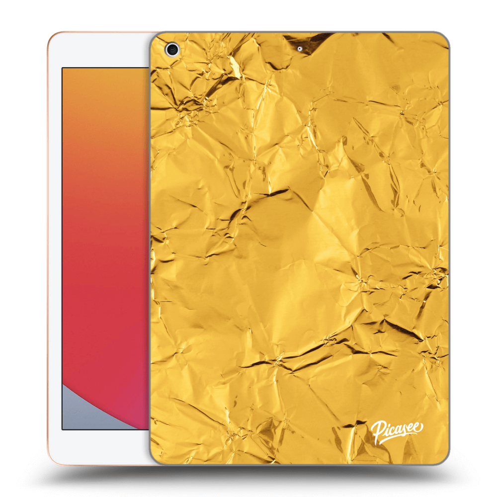 Picasee silikonový průhledný obal pro Apple iPad 10.2" 2020 (8. gen) - Gold