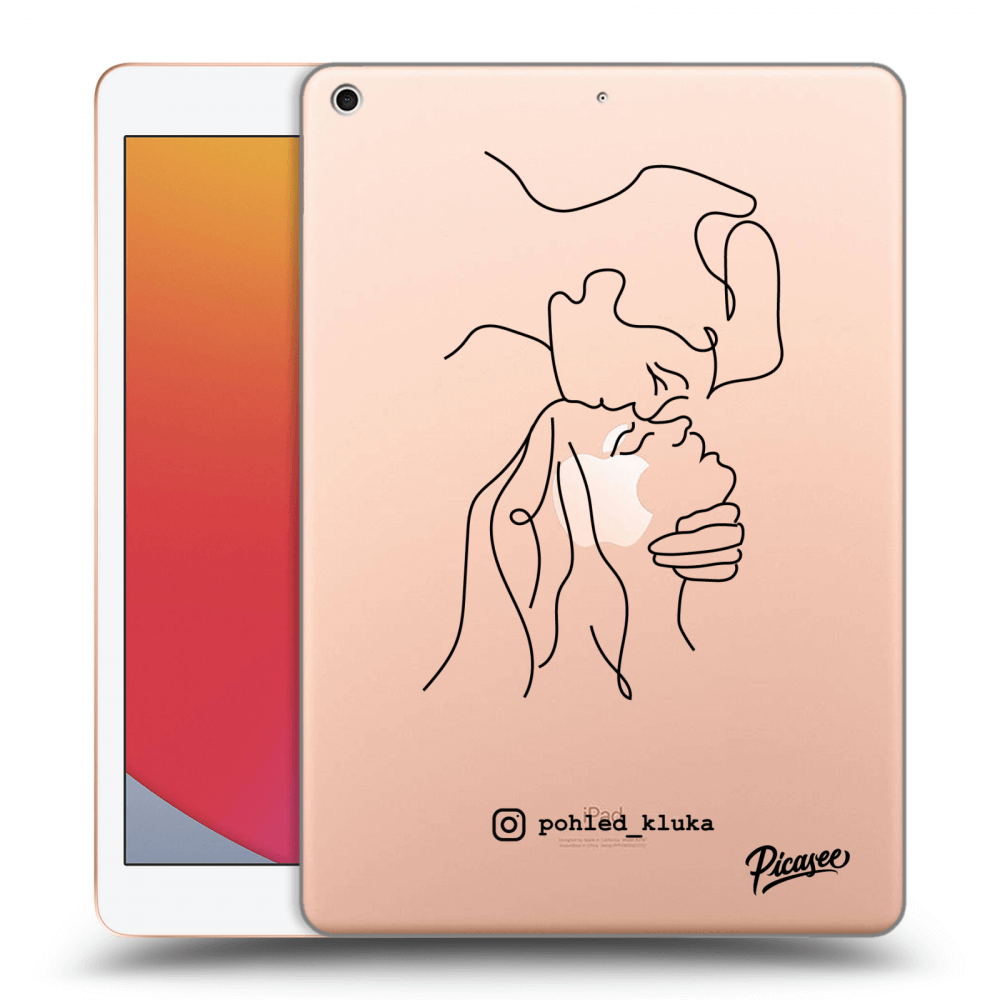 Picasee silikonový průhledný obal pro Apple iPad 10.2" 2020 (8. gen) - Forehead kiss