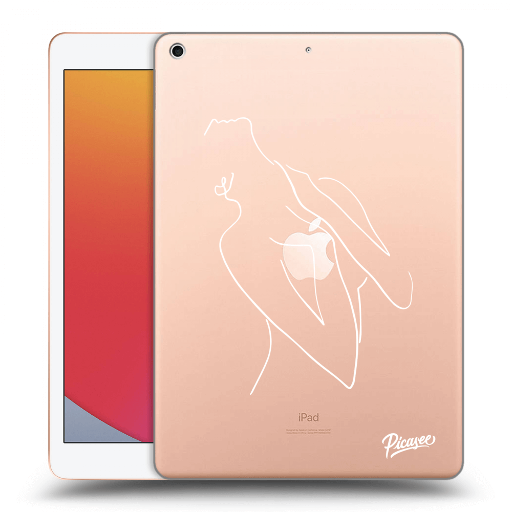 Picasee silikonový průhledný obal pro Apple iPad 10.2" 2020 (8. gen) - Sensual girl White