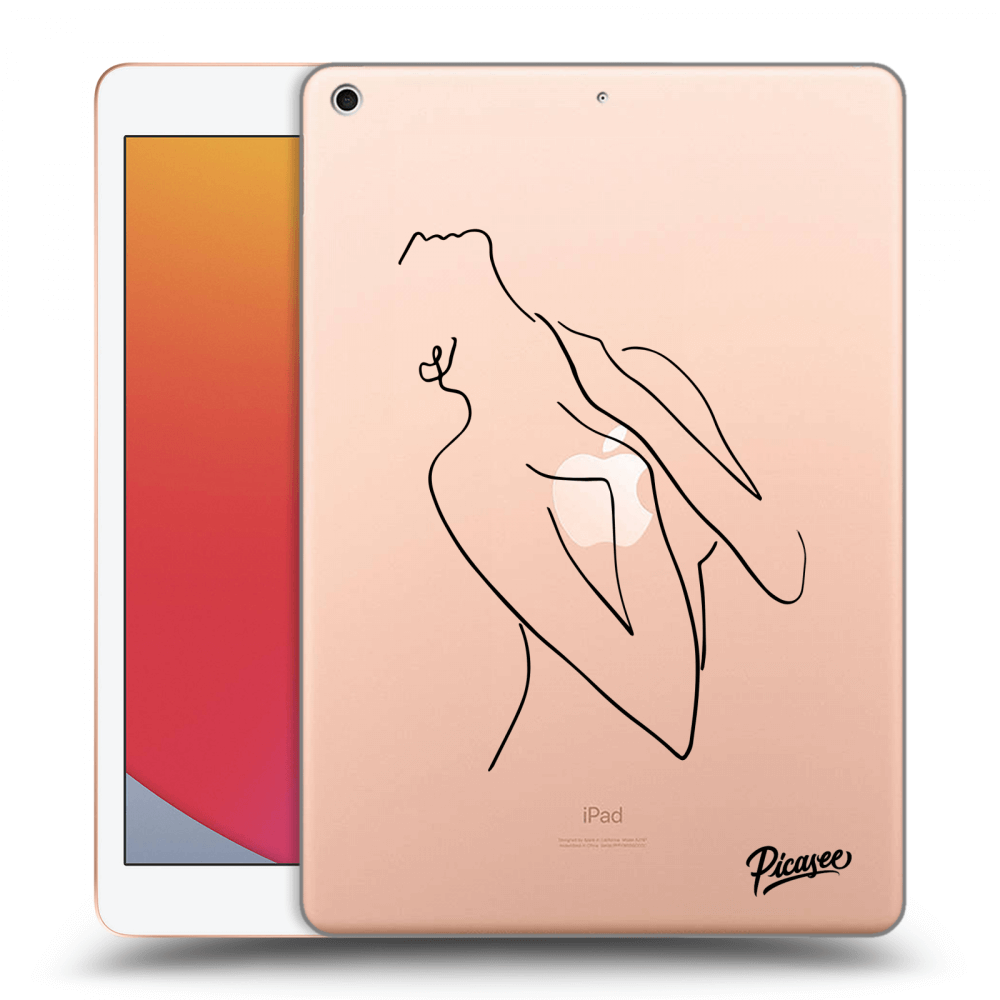 Picasee silikonový průhledný obal pro Apple iPad 10.2" 2020 (8. gen) - Sensual girl