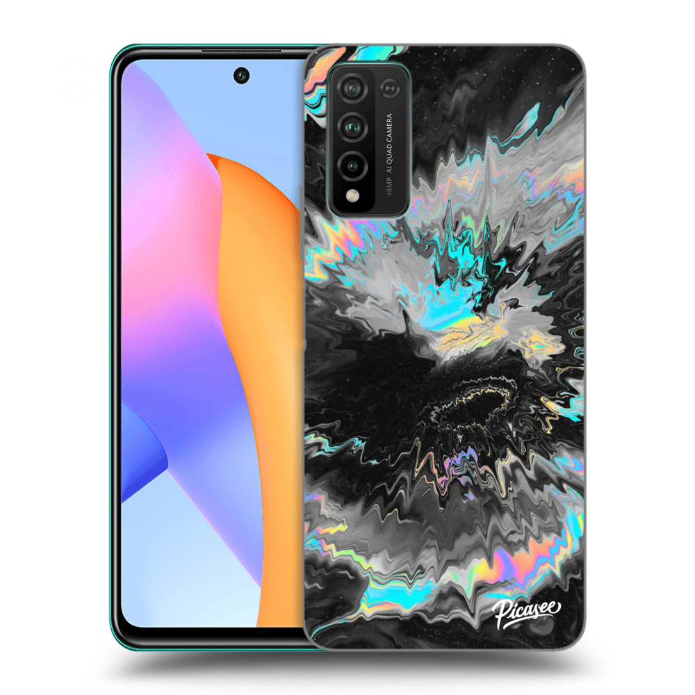 Picasee silikonový černý obal pro Honor 10X Lite - Magnetic