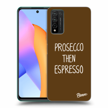 Picasee silikonový průhledný obal pro Honor 10X Lite - Prosecco then espresso
