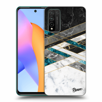 Obal pro Honor 10X Lite - Black & White geometry