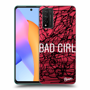 Picasee silikonový průhledný obal pro Honor 10X Lite - Bad girl