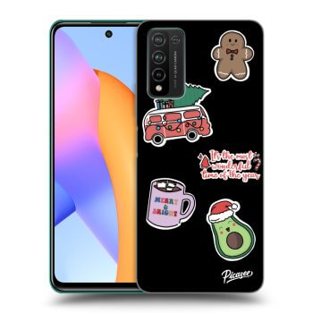 Obal pro Honor 10X Lite - Christmas Stickers
