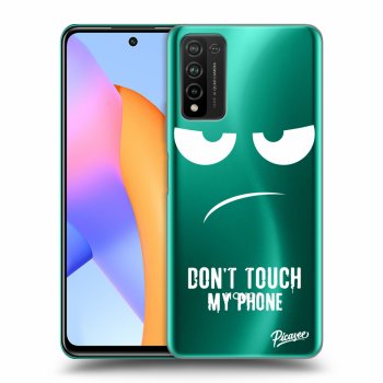 Picasee silikonový průhledný obal pro Honor 10X Lite - Don't Touch My Phone
