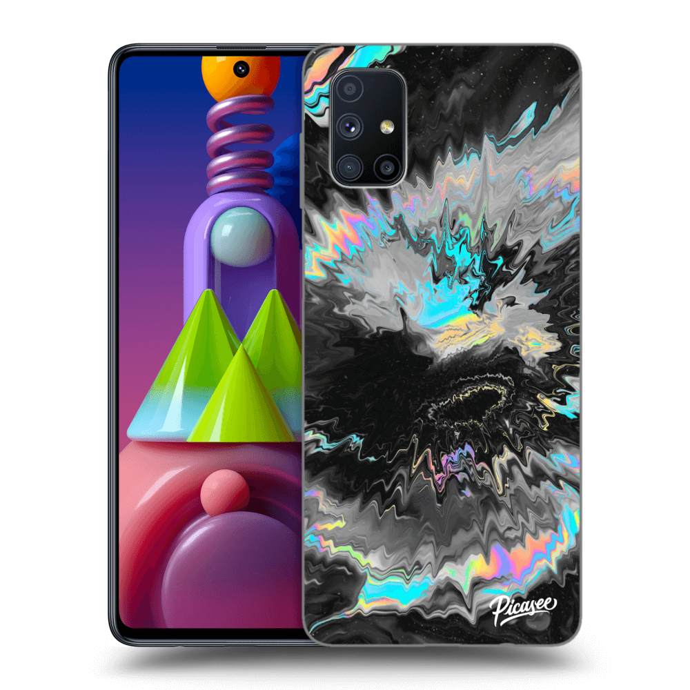 Picasee silikonový průhledný obal pro Samsung Galaxy M51 M515F - Magnetic