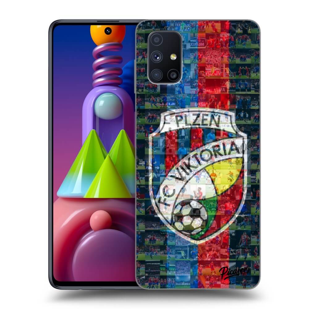 Picasee silikonový černý obal pro Samsung Galaxy M51 M515F - FC Viktoria Plzeň A