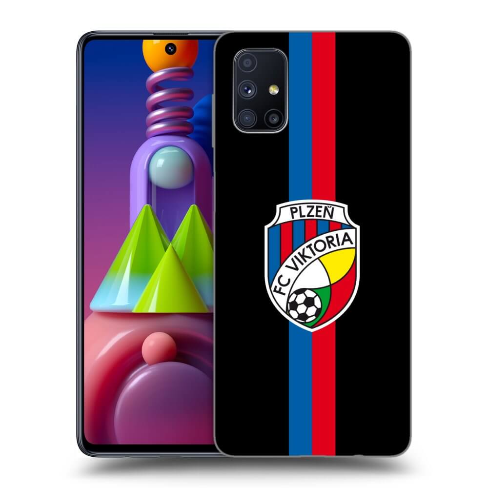 Picasee silikonový černý obal pro Samsung Galaxy M51 M515F - FC Viktoria Plzeň H
