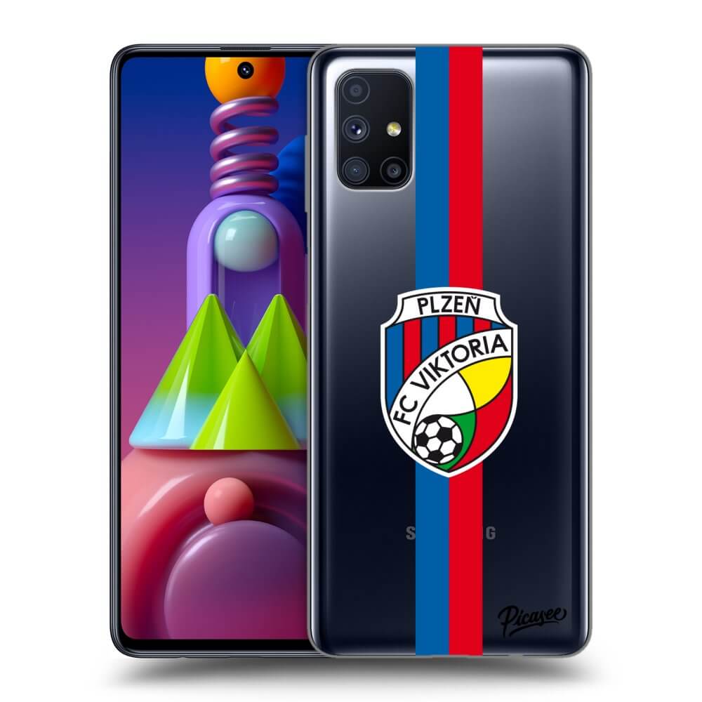 Picasee silikonový průhledný obal pro Samsung Galaxy M51 M515F - FC Viktoria Plzeň H