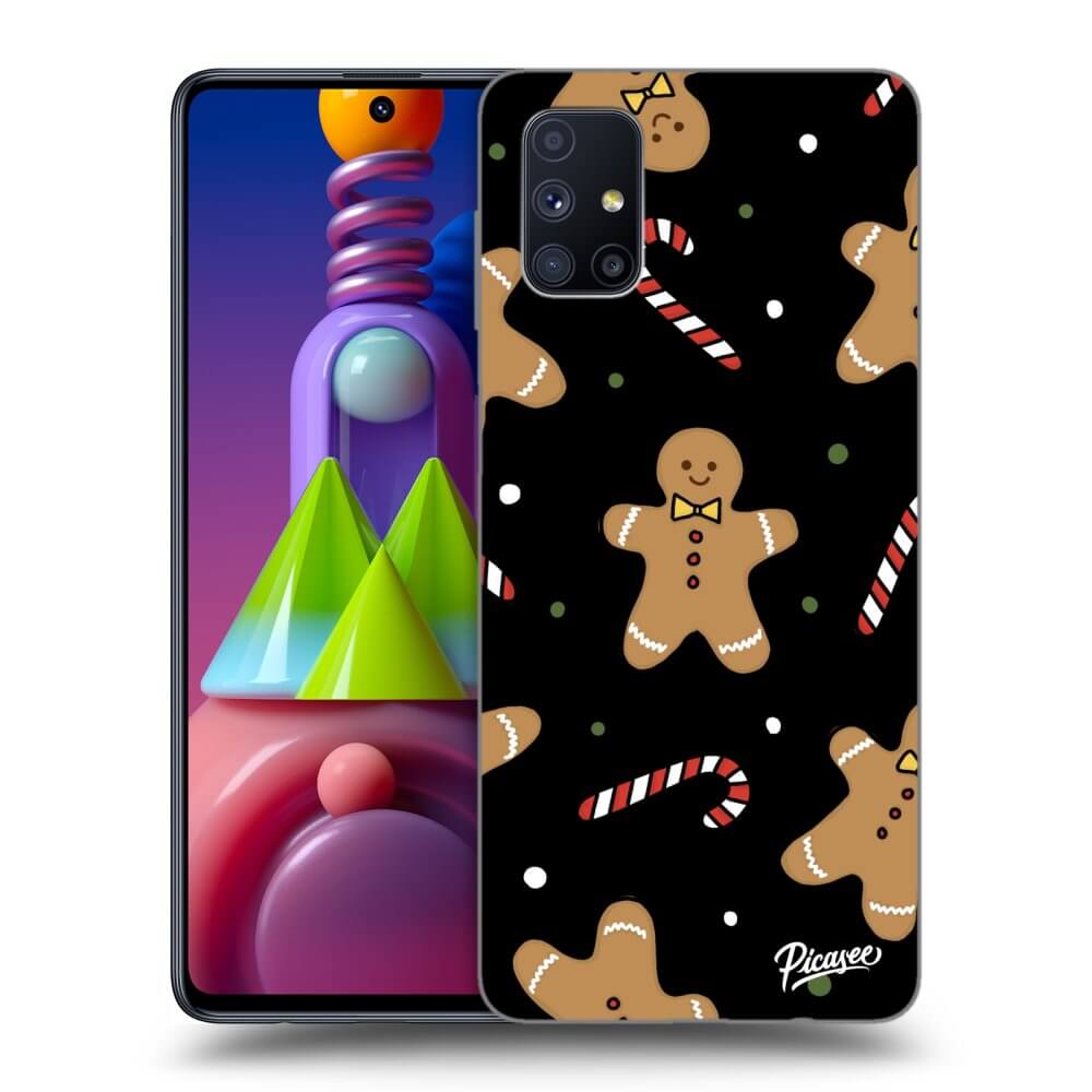 Silikonový černý Obal Pro Samsung Galaxy M51 M515F - Gingerbread