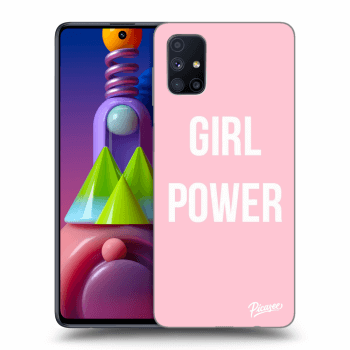 Picasee silikonový černý obal pro Samsung Galaxy M51 M515F - Girl power