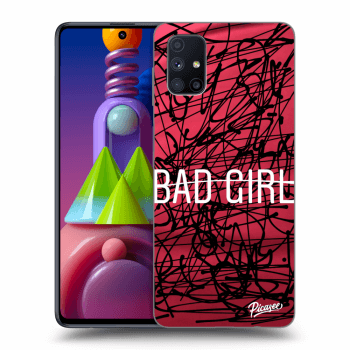 Picasee silikonový černý obal pro Samsung Galaxy M51 M515F - Bad girl