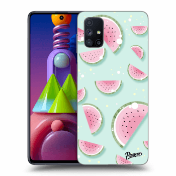 Picasee silikonový černý obal pro Samsung Galaxy M51 M515F - Watermelon 2