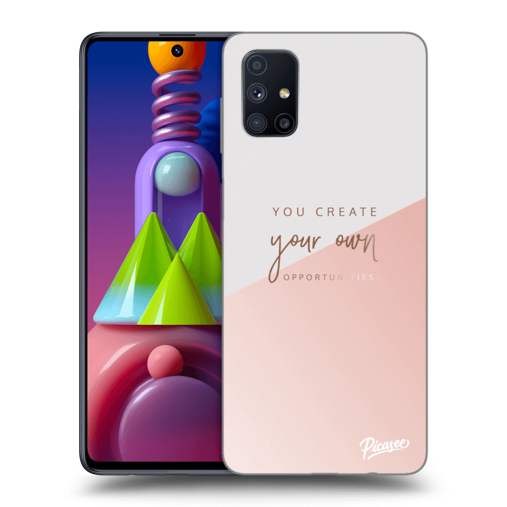 Picasee silikonový průhledný obal pro Samsung Galaxy M51 M515F - You create your own opportunities