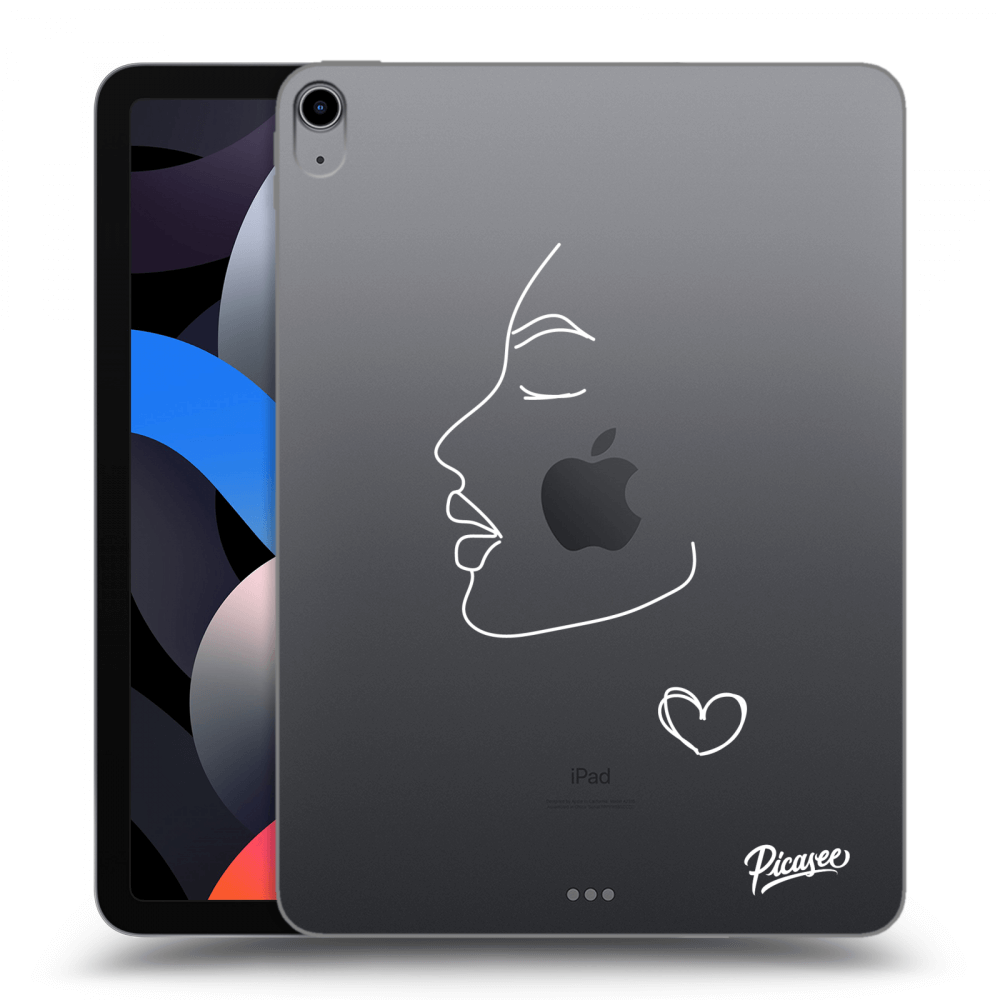 Picasee silikonový průhledný obal pro Apple iPad Air 4 10.9" 2020 - Couple girl White