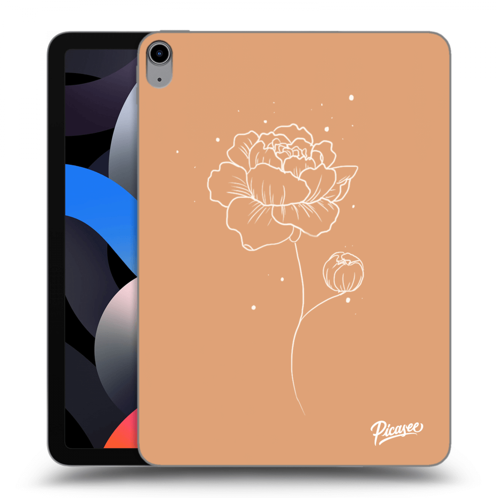 Picasee silikonový průhledný obal pro Apple iPad Air 4 10.9" 2020 - Peonies