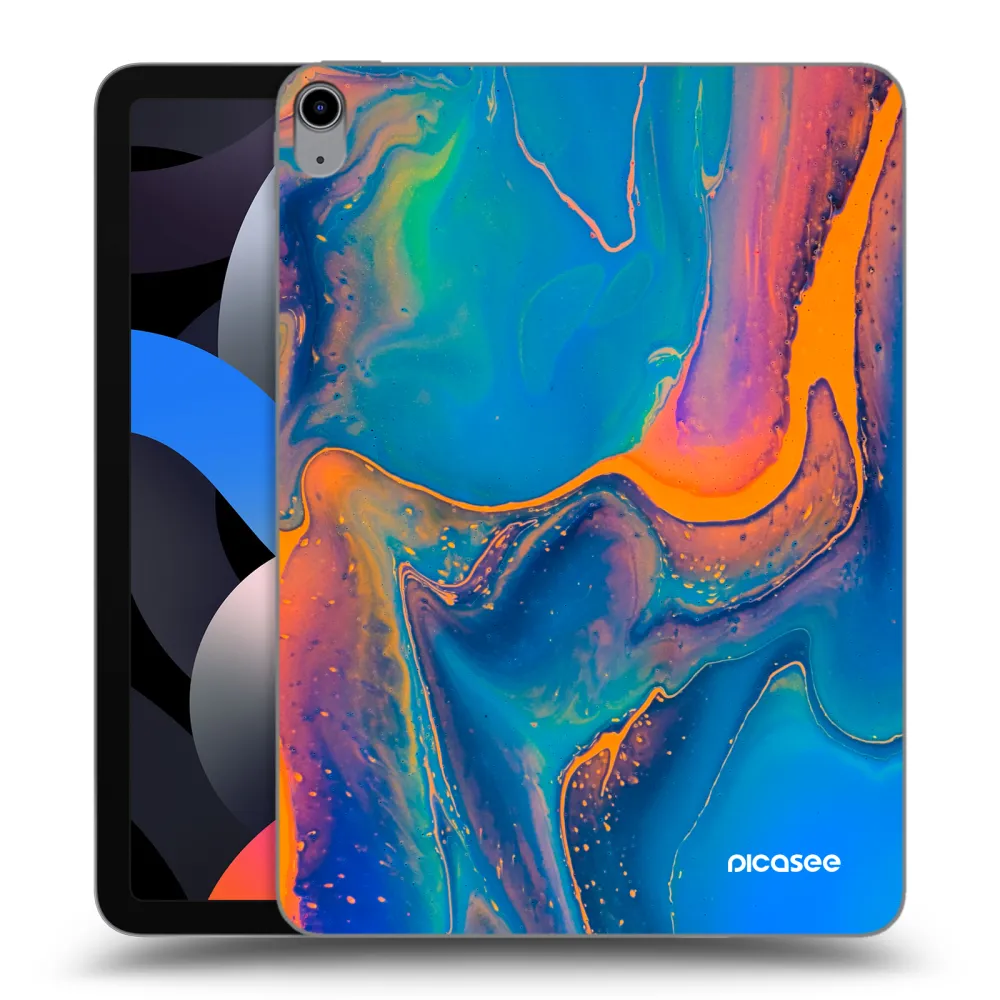 Picasee silikonový průhledný obal pro Apple iPad Air 4 10.9" 2020 - Rainbow